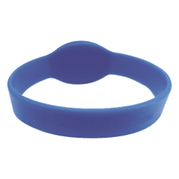Brazalete de PROXIMIDAD  125 Khz (TIPO EM), 65 mm de Diametro, color  azul