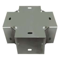 Derivación "X" 65 x 65 mm, fabricado en lámina de acero al carbón
