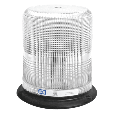 Burbuja LED Ultra Brillante / 3 LEDs de 5W / 12-48 VCC / SAE J845 Clase II / Montaje Permanente / 6.5' x 6.7'