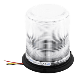 Burbuja LED Ultra Brillante / 3 LEDs de 5W / 12-48 VCC / SAE J845 Clase II / Montaje Permanente / 6.5' x 6.7'