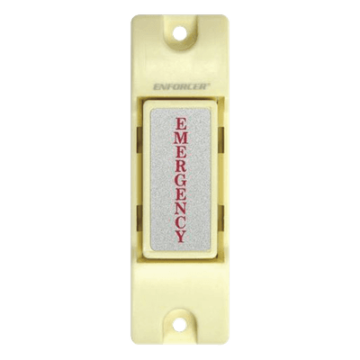 Botón de Emergencia / Botón de Pánico /  Ideal como botón de pánico / Montaje de Superficie / Relevador NC/NO Momentáneo /  Uso con Sirenas y Estrobos / Ideal para Control de Acceso