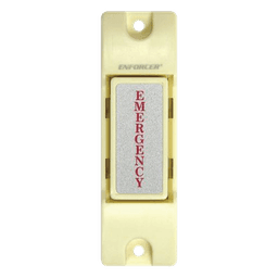 Botón de Emergencia / Botón de Pánico /  Ideal como botón de pánico / Montaje de Superficie / Relevador NC/NO Momentáneo /  Uso con Sirenas y Estrobos / Ideal para Control de Acceso