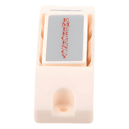 Botón de Emergencia / Botón de Pánico /  Ideal como botón de pánico / Montaje de Superficie / Relevador NC/NO Momentáneo /  Uso con Sirenas y Estrobos / Ideal para Control de Acceso
