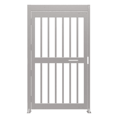 Puerta de Alta Seguridad de Cuerpo Completo Acabado en Acero Inoxidable