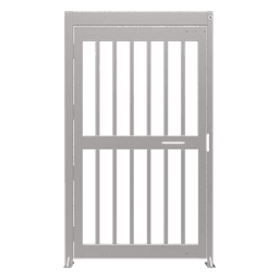 Puerta de Alta Seguridad de Cuerpo Completo Acabado en Acero Inoxidable