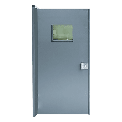 Puerta Blindada / Nivel IV AK47 / Acero Estructural / Mirilla 28x28 cm / 2.10 x 0.90 m (6.89 x 2.95 ft)