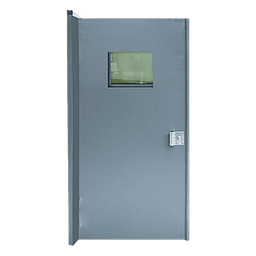 Puerta Blindada / Nivel IV AK47 / Acero Estructural / Mirilla 28x28 cm / 2.10 x 0.90 m (6.89 x 2.95 ft)