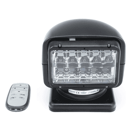 Faro Buscador LED / 7040 Lúmenes / 10 LEDs 5W / Rotación 360° / Inclinación 90° / IP68 / 12-24 VCC / Uso Rudo