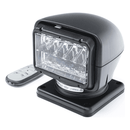 Faro Buscador LED / 7040 Lúmenes / 10 LEDs 5W / Rotación 360° / Inclinación 90° / IP68 / 12-24 VCC / Uso Rudo