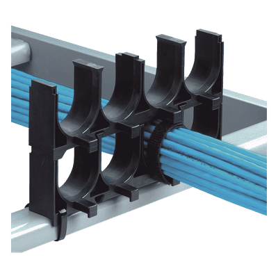 Espaciador de Cables de Nylon 6.6, Con 1 Espacio de 1.25 in (31.8 mm) de Diámetro, Color Negro, 1 Pieza