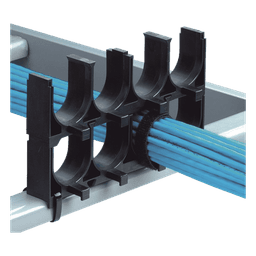 Espaciador de Cables de Nylon 6.6, Con 1 Espacio de 1.25 in (31.8 mm) de Diámetro, Color Negro, 1 Pieza