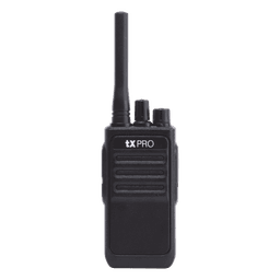 Radio Portátil Analógico UHF / 400-470 MHz / 2W / 16 Canales / VOX Manos Libres / Batería 6-8 hrs / 161 g (5.68 oz)