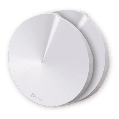 Kit 2 Routers Inalámbricos MESH Interior para Hogar / Doble Banda Wi-Fi 5 AC1300 Mbps / 2 Puerto Gigabit WAN/LAN / 4 Antenas Internas / Administración Mediante la App Deco (iOS, Android) / Protección HomeCare