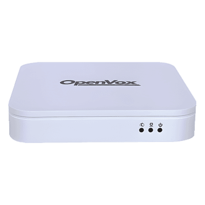 Gateway VoIP de 4 puertos FXO, 1 puerto LAN 10/100 Mbps, protocolo SIP, compatible con Grandstream y 3CX