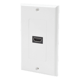 Placa de Pared 1 Puerto HDMI Hembra a Hembra