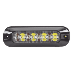 Luz Auxiliar / 8 LEDs Ultra Brillantes / 21 Patrones Destello / 12-24 VCC / SAE J595 Clase I