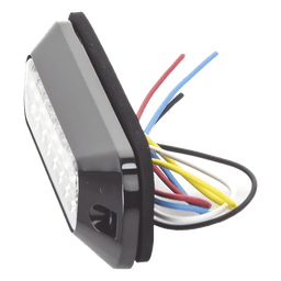 Luz Auxiliar / 8 LEDs Ultra Brillantes / 21 Patrones Destello / 12-24 VCC / SAE J595 Clase I