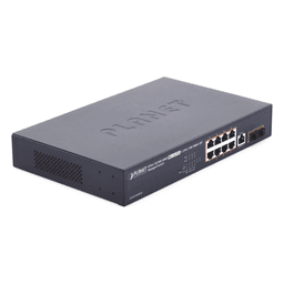 Switch Administrable PoE+ / 8 Puertos Gigabit 802.3at 30W / Presupuesto PoE 140W / 2 Puertos SFP con DDM / Alcance Extendido 250 m (820.2 ft) / Dual Stack IPv6/IPv4 / CloudNMS
