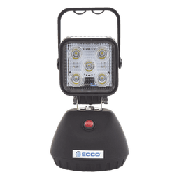 Lámpara de Trabajo LED / 650 Lúmenes / Batería Recargable 3-4 h / IP67 / Montaje Magnético