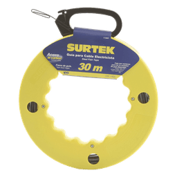 Guía Jala Cable / Acero SAE 1045 / Longitud 30 m (98.4 ft) / 5 Alambres Calibre 12 AWG / Ojo Agrandado / Ventanas de Verificación