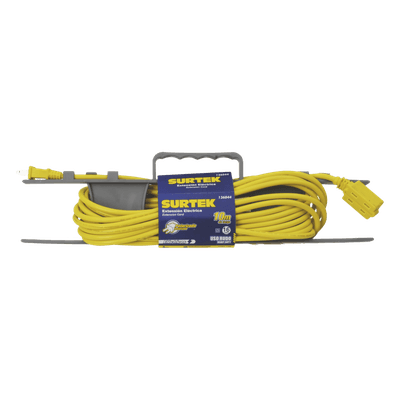 Extensión eléctrica de Uso Rudo 4 metros / 127 V CA 10 A Máximo / Color Amarillo.