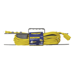 Extensión eléctrica de Uso Rudo 4 metros / 127 V CA 10 A Máximo / Color Amarillo.