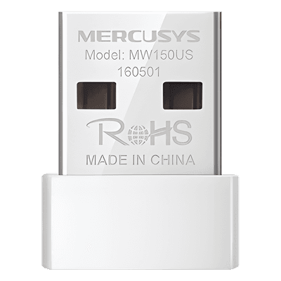 Adaptador Inalámbrico N / 150 Mbps 2.4 GHz / 1 antenas Internas / Diseño Portátil / Más Pequeño y Comodo