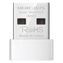 Adaptador Inalámbrico N / 150 Mbps 2.4 GHz / 1 antenas Internas / Diseño Portátil / Más Pequeño y Comodo