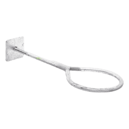 Ancla con Aro / Varilla 1/2" / 40 cm (15.7 in) / Galvanizado por Inmersión / Pared o Losa
