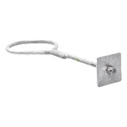 Ancla con Aro / Varilla 1/2" / 40 cm (15.7 in) / Galvanizado por Inmersión / Pared o Losa