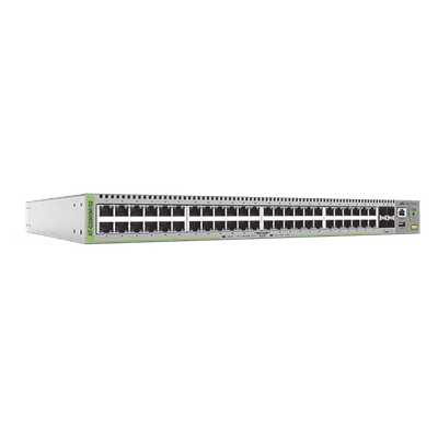 Switch Administrable Capa 3 / 48 Puertos 10/100/1000Mbps / 4 SFP Gigabit / 104 Gbps Switching Fabric / 77.4 Mpps