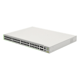 Switch Administrable Capa 3 / 48 Puertos 10/100/1000Mbps / 4 SFP Gigabit / 104 Gbps Switching Fabric / 77.4 Mpps