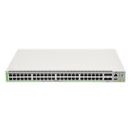 Switch Administrable Capa 3 / 48 Puertos 10/100/1000Mbps / 4 SFP Gigabit / 104 Gbps Switching Fabric / 77.4 Mpps