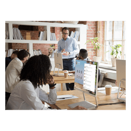 Sistema de Videoconferencia Todo en Uno DeskVision A24 de Yealink con cámara 4K y pantalla táctil de 24”