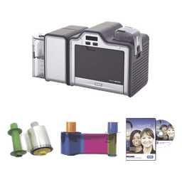 Kit Impresora Retransferencia / Un Lado / 300 dpi / 24 seg por tarjeta / Alimentador 200 tarjetas / USB / CR80