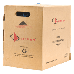 Bobina de Cable UTP / Cat6 / 23 AWG / 4 Pares / CMR / 305 m (1000 pies) / Reelex