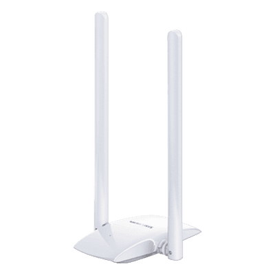 Adaptador Inalámbrico N / Alta Ganancia de 300 Mbps 2.4 GHz / 2 antenas externas de 5 dBi