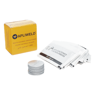 Tabletas de Soldadura Exotérmica ApliWeld-T / Compuesto Ø43 mm / 20 Piezas / Unión Molecular Permanente / Alta Conductividad