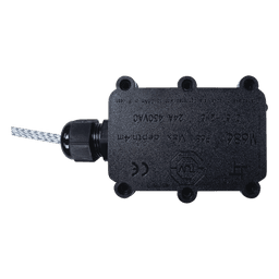 Accesorio Fin de Linea para Cable IRONCLAD/MICALERT / Resistencia 1 M Ohm / Carcasa IP66 para Exterior / Terminacion de Linea Sensor Perimetral / RBTEC MCTR