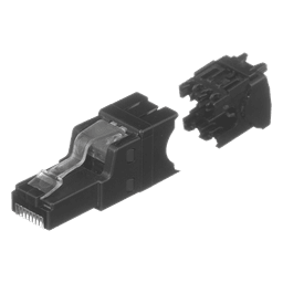 Plug RJ45 UTP / Cat6A / Terminación en Campo / 22-26 AWG / Recto y Angulado / 0.5-0.7 ft Equivalente