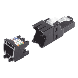 Plug RJ45 UTP / Cat6A / Terminación en Campo / 22-26 AWG / Recto y Angulado / 0.5-0.7 ft Equivalente