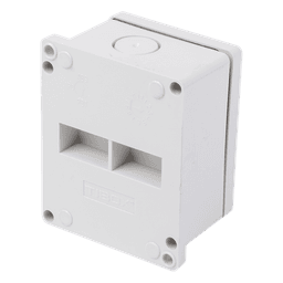 Caja de Interconexión / 6 Terminales / IP65 / 110 VCA / 12-24 VCC / 91 x 75 x 43 mm (3.58 x 2.95 x 1.69 in)