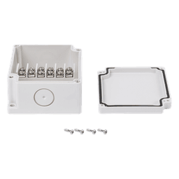 Caja de Interconexión / 6 Terminales / IP65 / 110 VCA / 12-24 VCC / 91 x 75 x 43 mm (3.58 x 2.95 x 1.69 in)