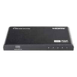Divisor (Splitter) HDMI 4K de 1 Entrada a 4 Salidas (Simultaneas) / Soporta 4K×2K  / Ajuste de resoluciones EDID / HDR / HDMI 2.0 /  HDCP 2.2  / Permite mezclar pantallas en 4K y 1080P