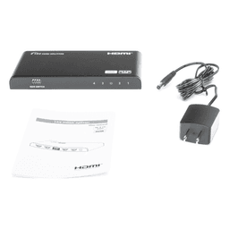 Divisor (Splitter) HDMI 4K de 1 Entrada a 4 Salidas (Simultaneas) / Soporta 4K×2K  / Ajuste de resoluciones EDID / HDR / HDMI 2.0 /  HDCP 2.2  / Permite mezclar pantallas en 4K y 1080P