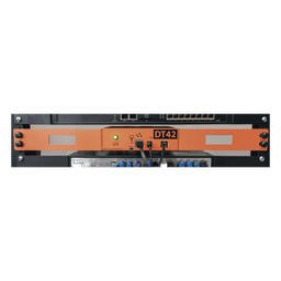 Receptora de alarmas IP Universal con 1 entrada de linea telefónica, para su central de monitoreo, recepción TCP/IP o GPRS, serie  M2M, paneles de alarma Hikvision, entre otros.