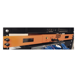 Receptora de alarmas IP Universal con 1 entrada de linea telefónica, para su central de monitoreo, recepción TCP/IP o GPRS, serie  M2M, paneles de alarma Hikvision, entre otros.