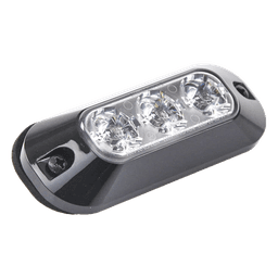 Luz Perimetral LED / 3 LEDs / 21 Patrones de Destello / 12-24 VCC / SAE J595 Clase I / Uso Interior y Exterior