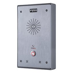 Intercomunicador IP, 2 líneas SIP, 2 relevadores con botón para llamada, anti-vandálico, IP65 e IK10, PoE