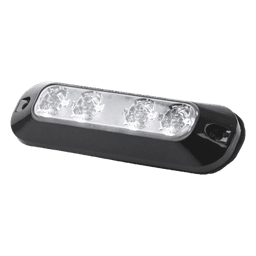 Luz perimetral, 4 LEDs Ultra Brillantes, color Rojo / Azul